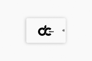 White Business Card PVC - Dijital kartvizit