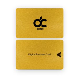 Diji Card logolu dijital kartvizit
