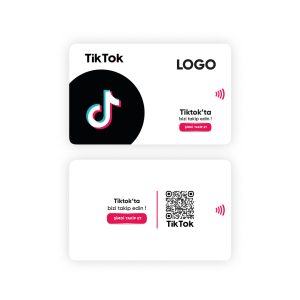 Tiktok Takip Kartı (NFC / QR)