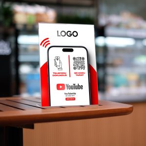 YouTube Abone Standı / YouTube İzlenme Standı (NFC / QR)