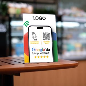 Google Yorum Standı / Google İşletme Standı (NFC / QR)